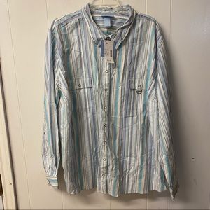 Liz & Me Snap Button Top Size 4X Roll Tab Sleeves